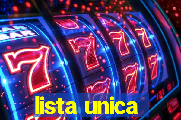 lista unica